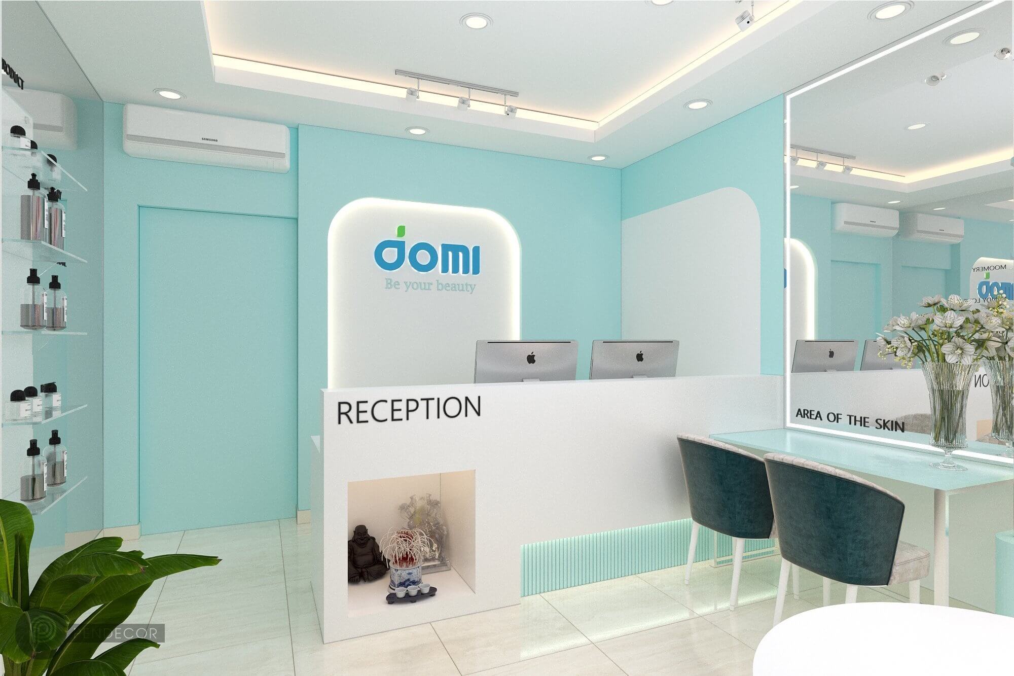 Thiết Kế Shop Mỹ Phẩm Domi