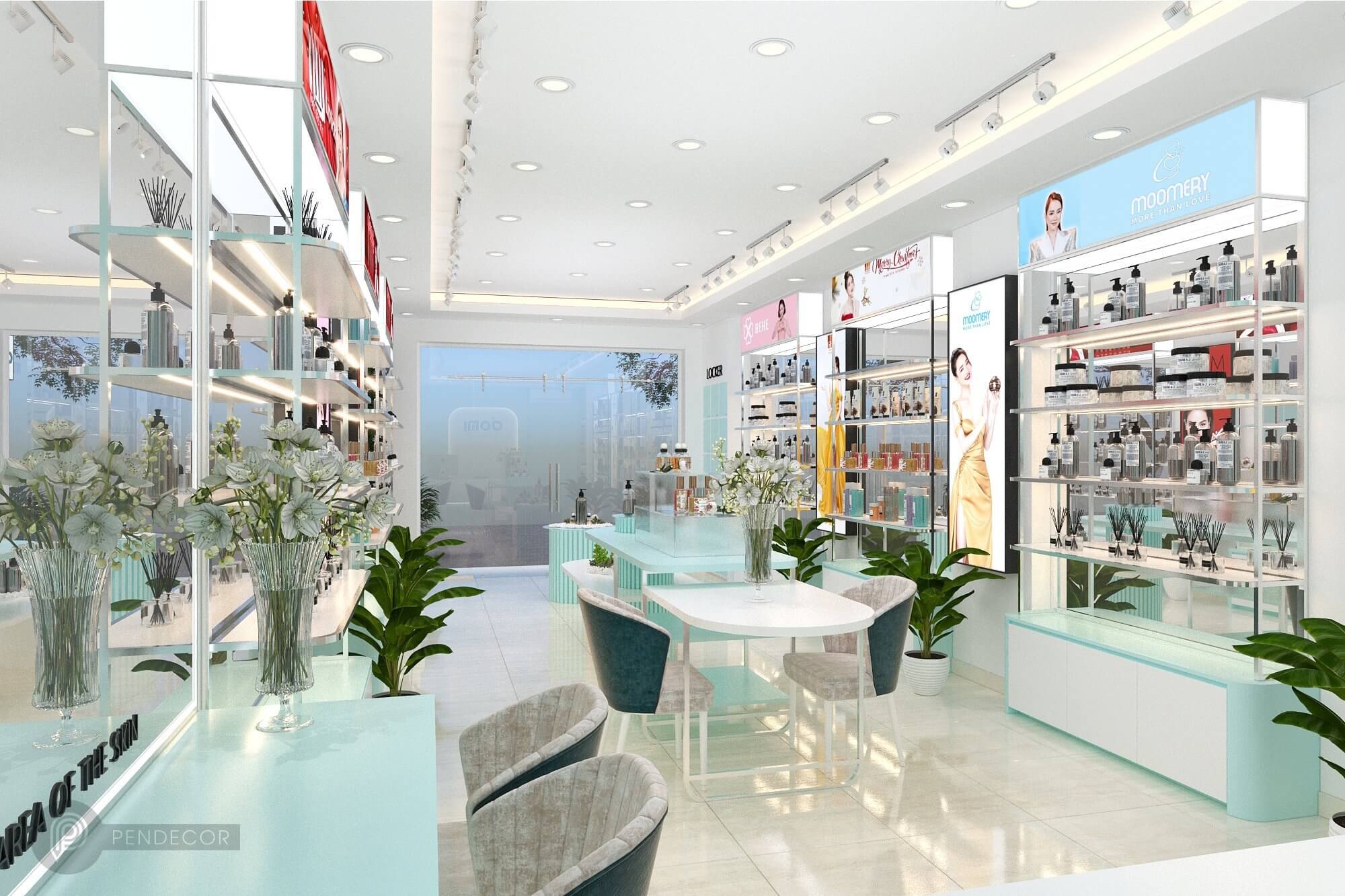 Thiết Kế Shop Mỹ Phẩm Domi