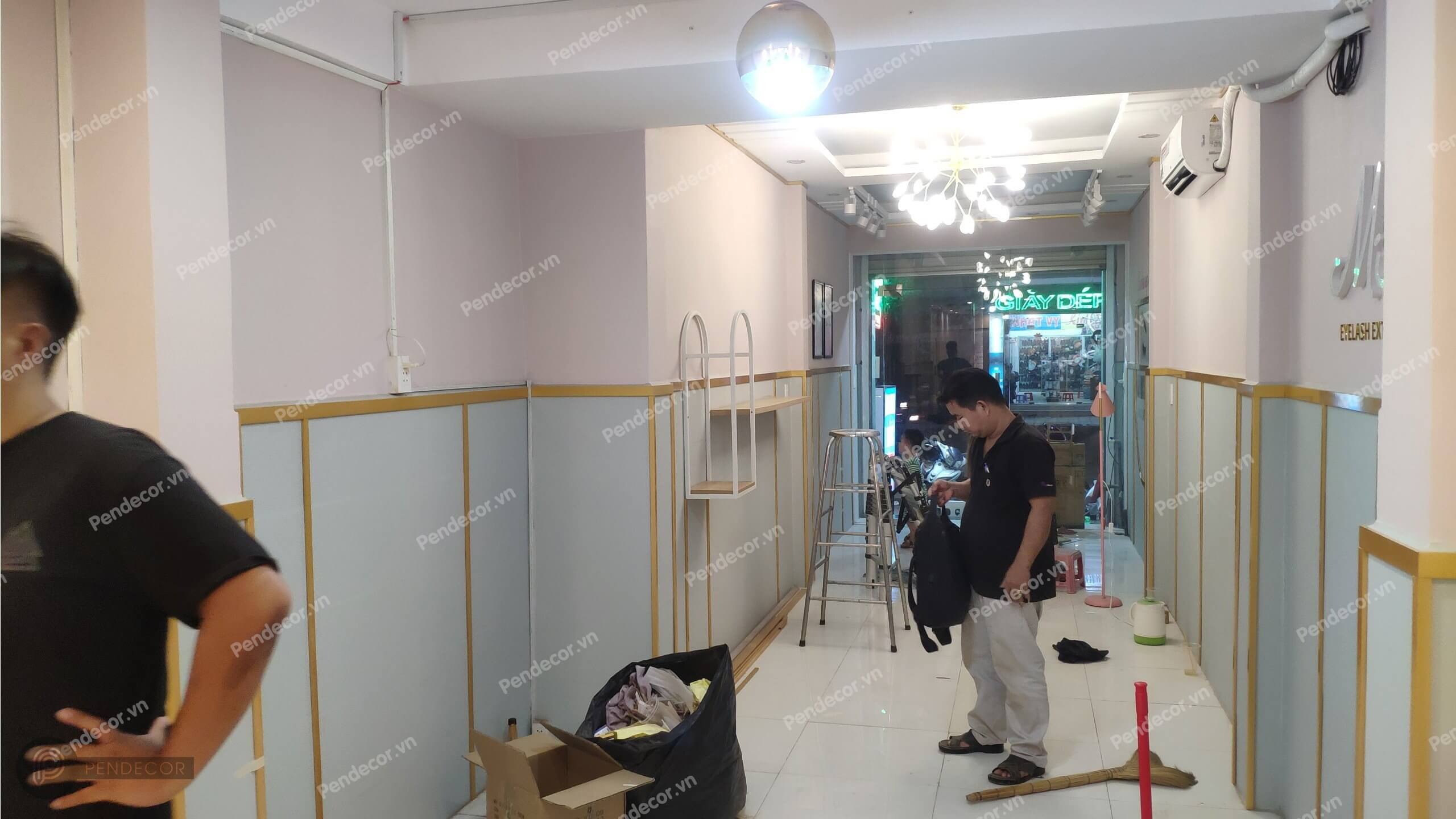 Thi Công Thực Tế Shop Nối Mi Miky