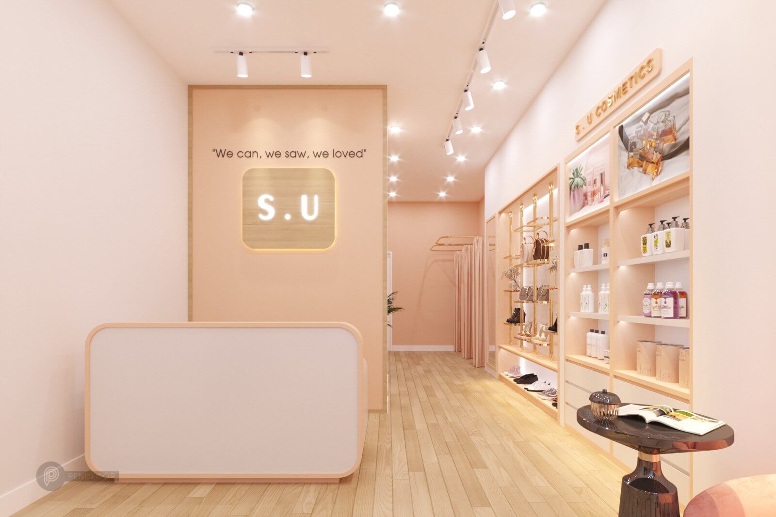 Thiết Kế Shop Thời Trang Nữ S.U