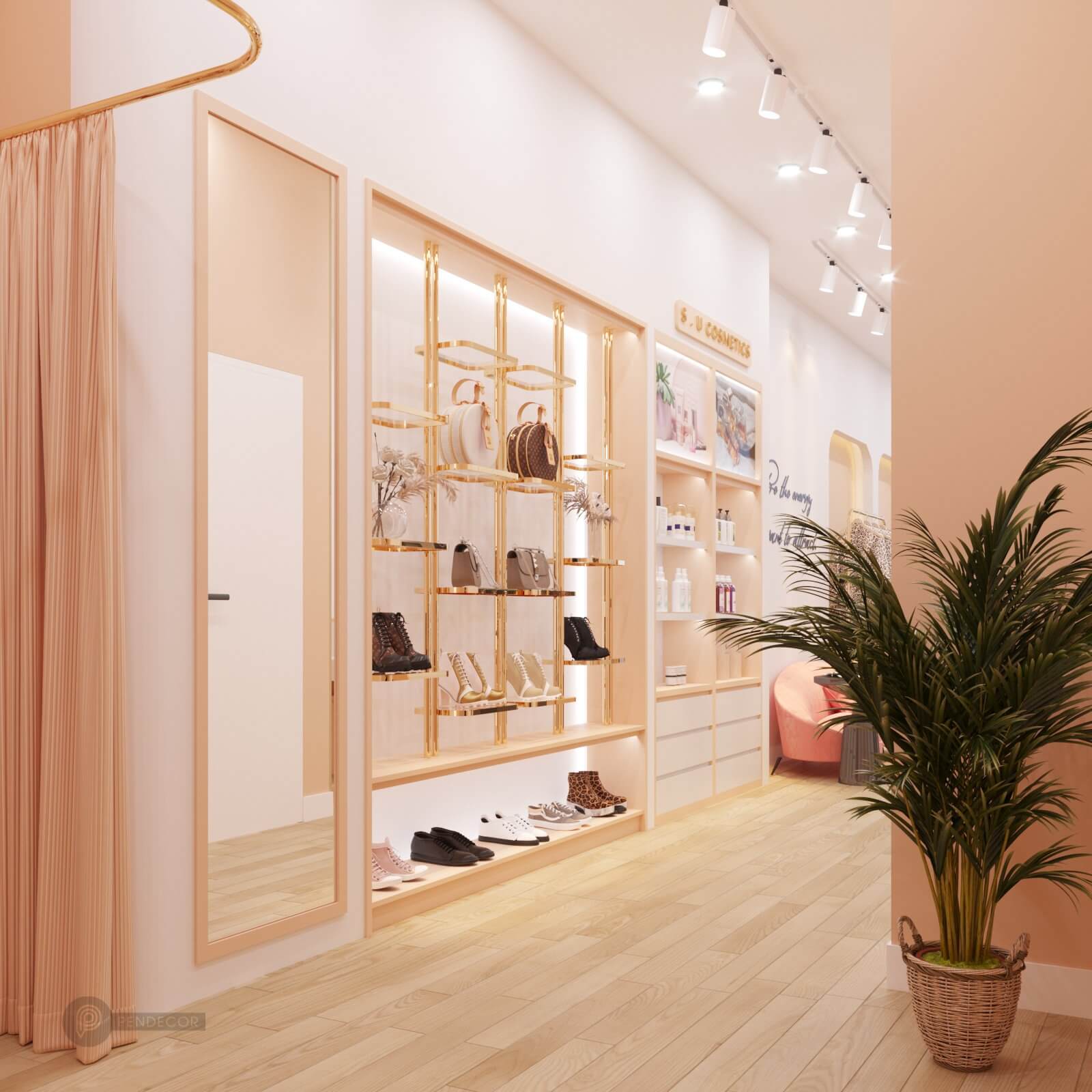 Thiết Kế Shop Thời Trang Nữ S.U