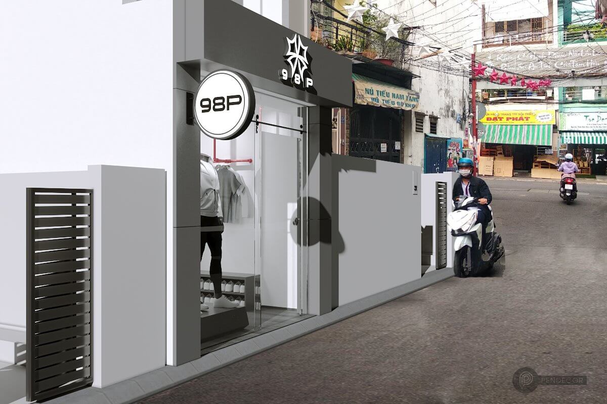Thiết Kế & Thi Công Shop Thời Trang Nam 98P