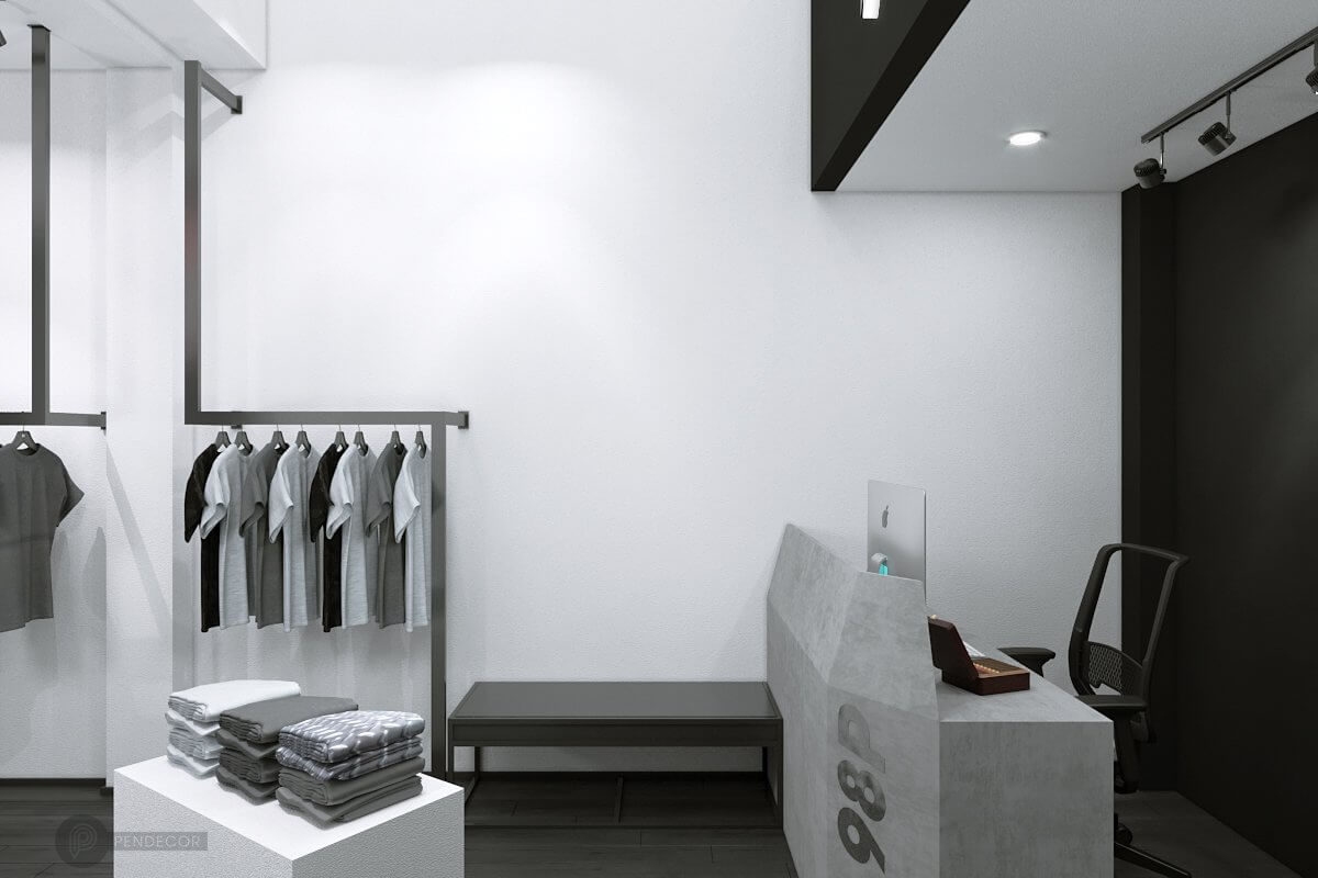 Thiết Kế & Thi Công Shop Thời Trang Nam 98P