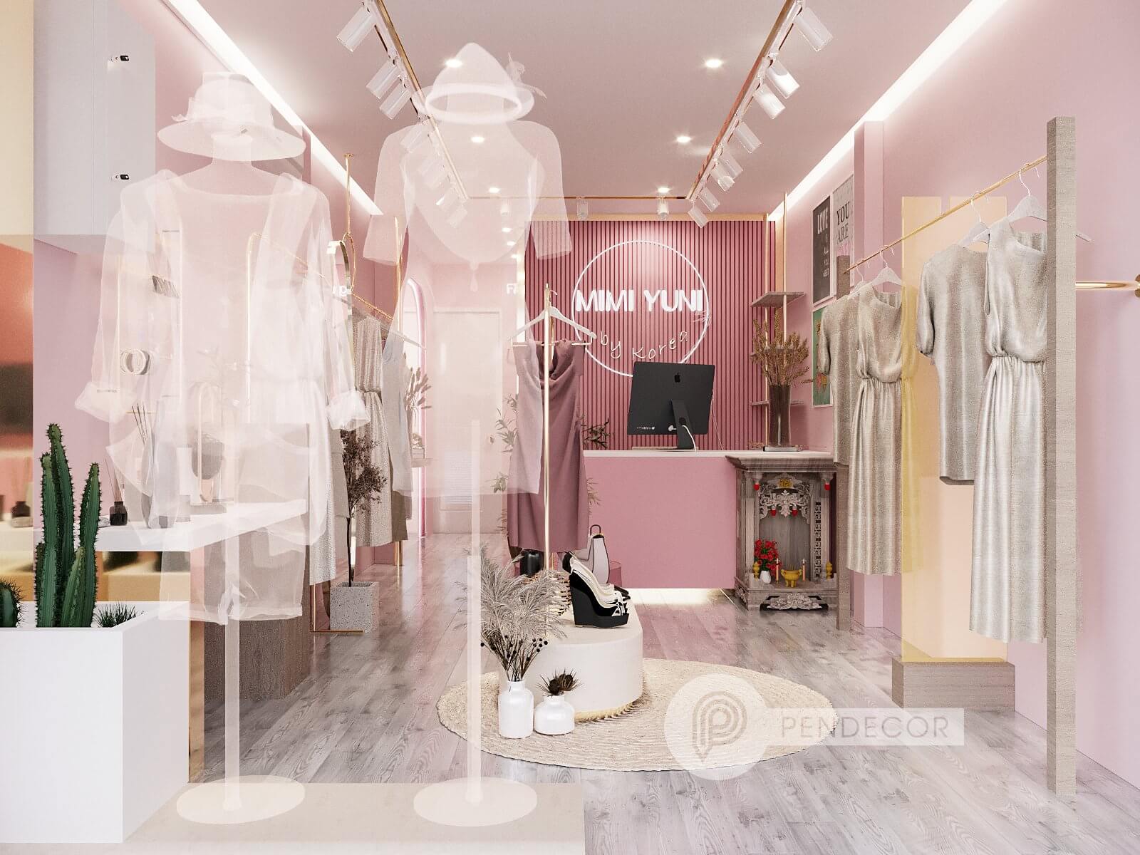 Thiết Kế Shop Thời Trang Nữ Mimi Yuni