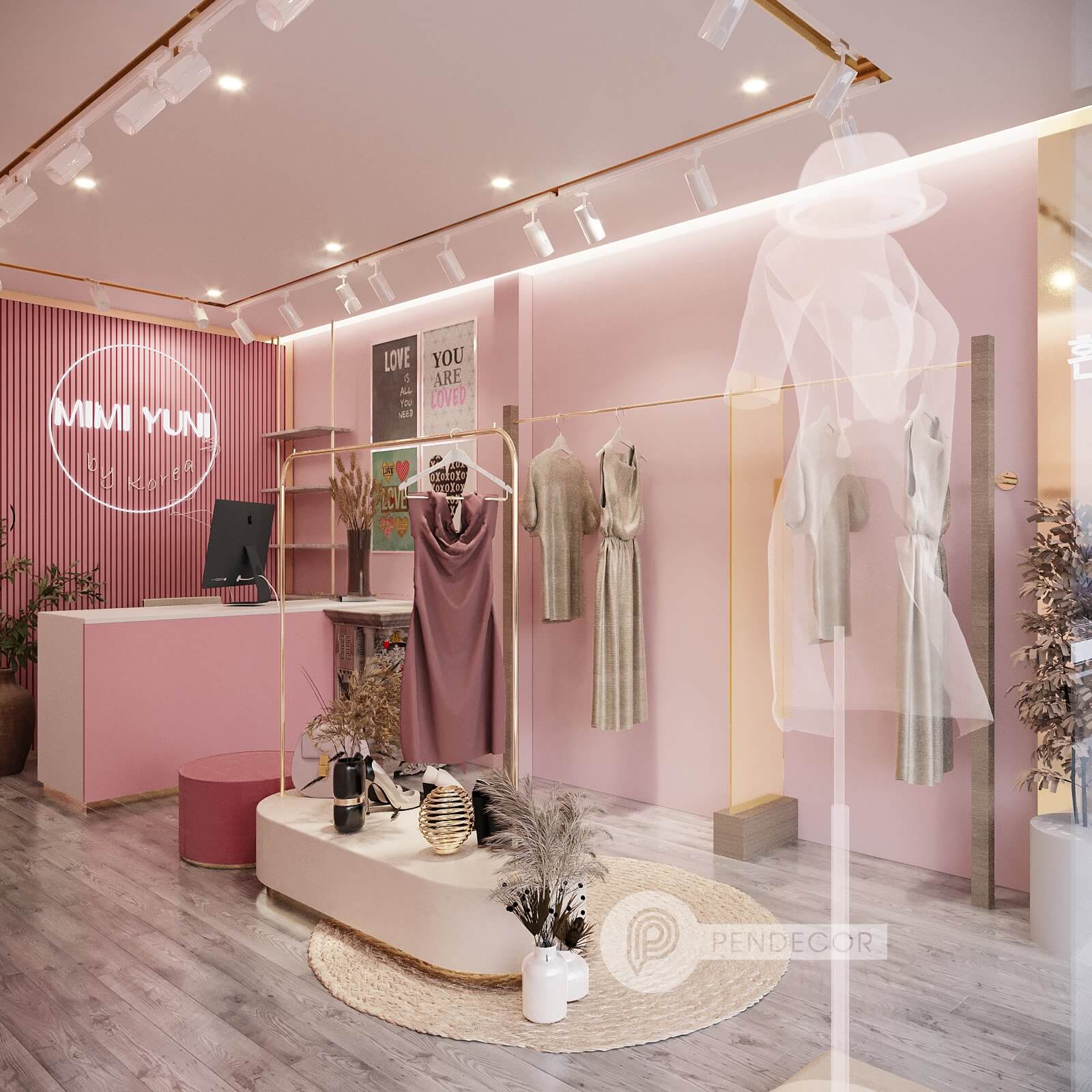 Thiết Kế Shop Thời Trang Nữ Mimi Yuni