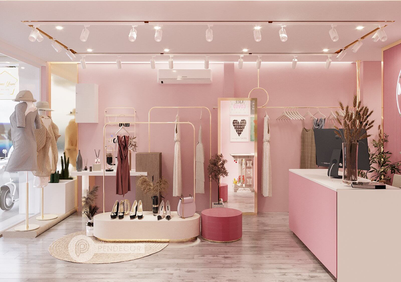 Thiết Kế Shop Thời Trang Nữ Mimi Yuni