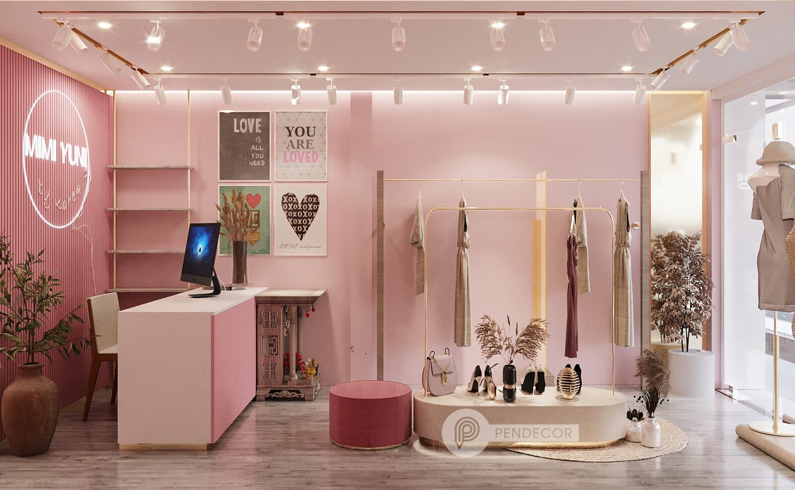 Thiết Kế Shop Thời Trang Nữ Mimi Yuni