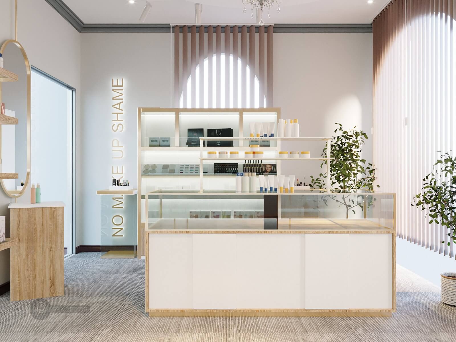 Thiết Kế Shop Mỹ Phẩm No Make Up Shame