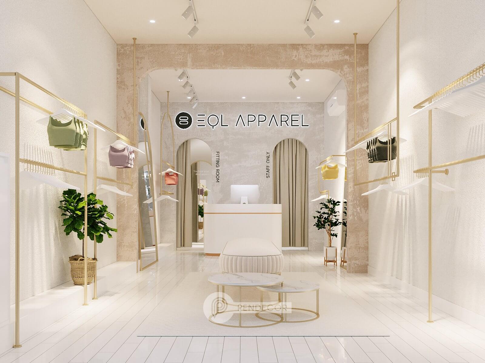 Thiết Kế Shop Thời Trang EQL Apparel
