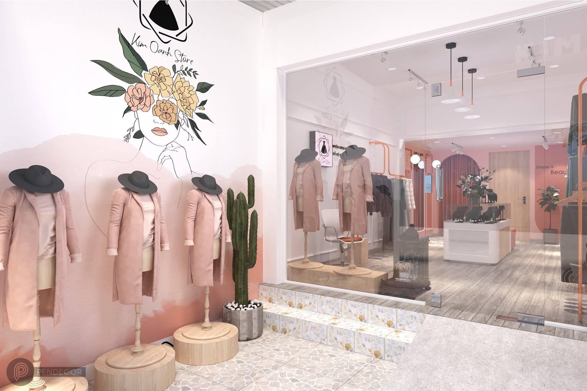 Thiết Kế Và Thi Công Shop Thời Trang Nữ Kim Oanh