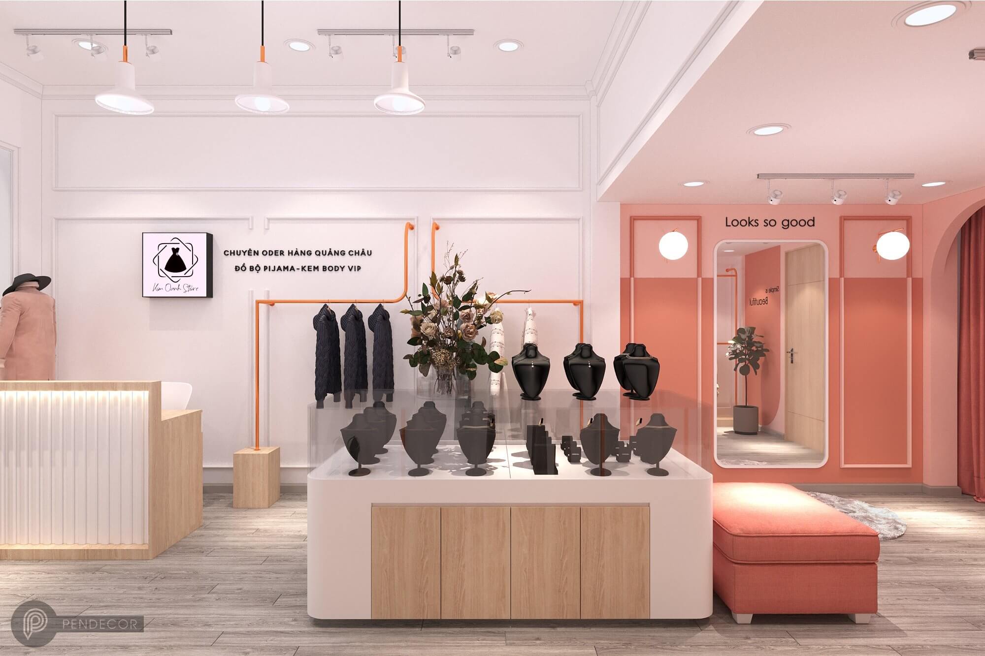 Thiết Kế Và Thi Công Shop Thời Trang Nữ Kim Oanh