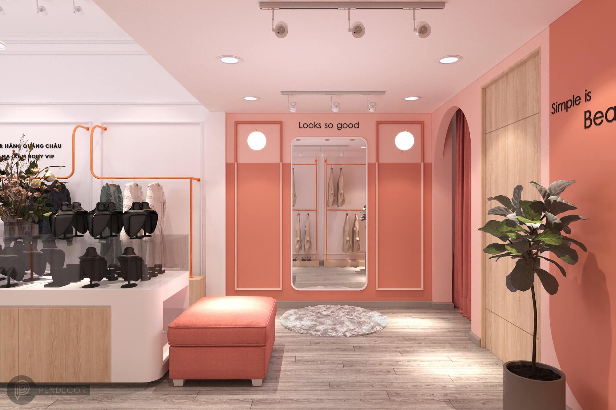 Thiết Kế Và Thi Công Shop Thời Trang Nữ Kim Oanh