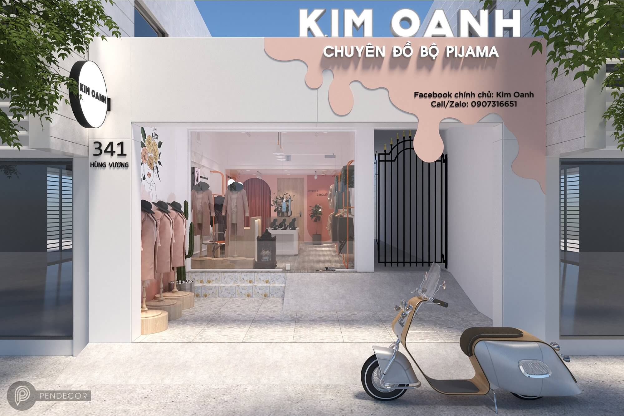 Thiết Kế Và Thi Công Shop Thời Trang Nữ Kim Oanh