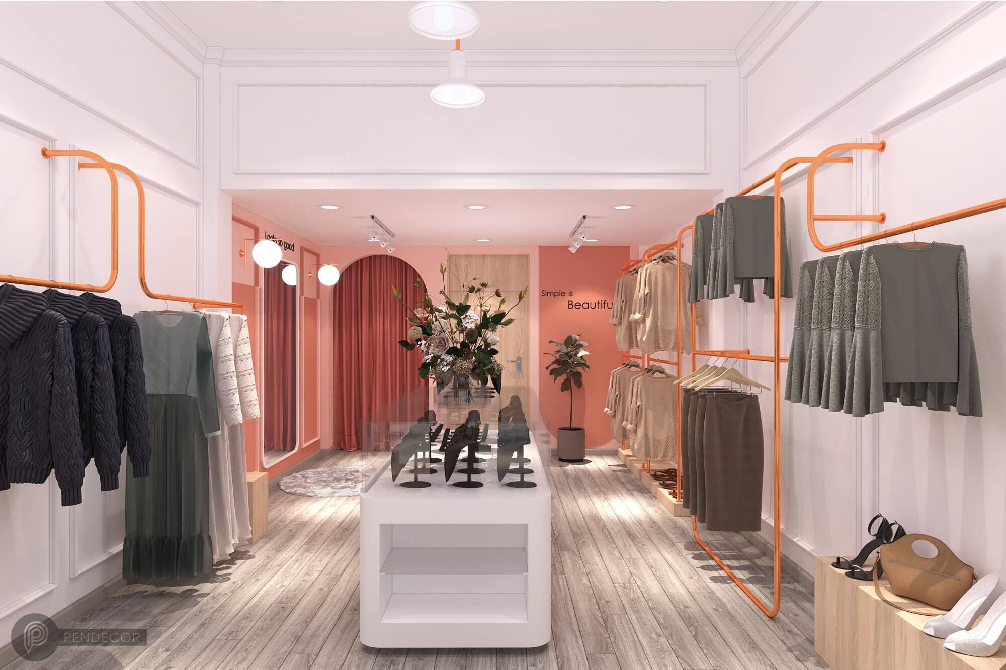 Thiết Kế Và Thi Công Shop Thời Trang Nữ Kim Oanh