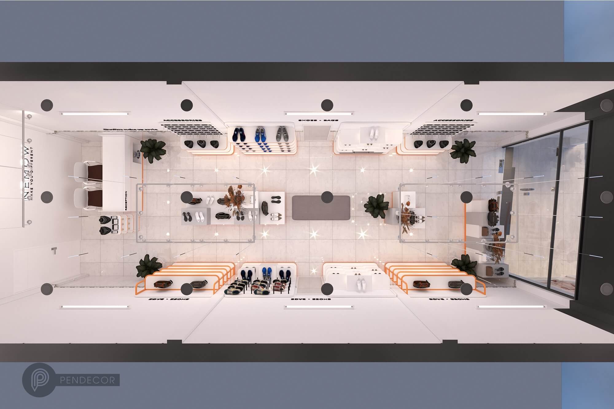 Thiết Kế Shop Giày Dép Túi Xách NEMOW