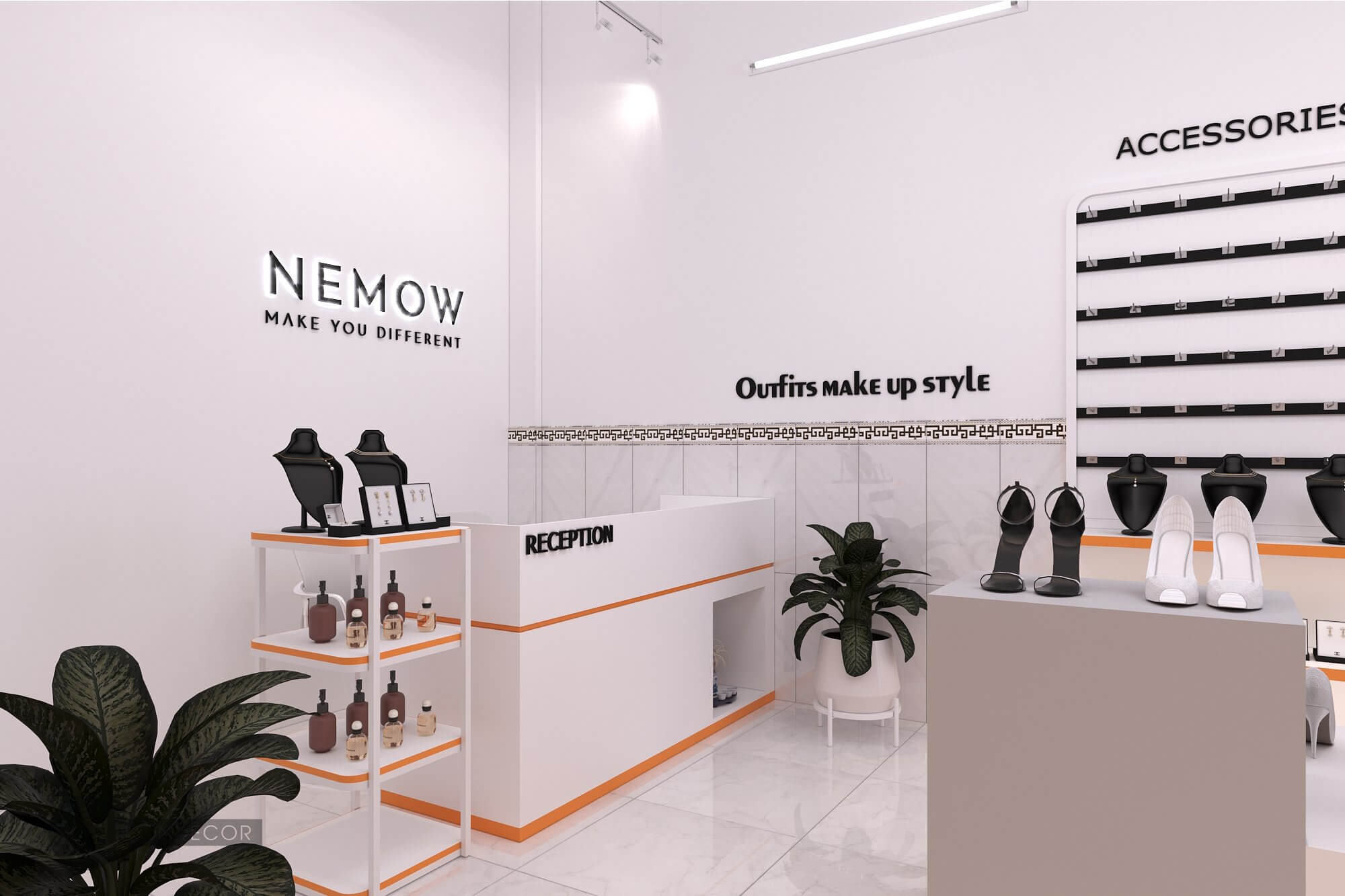 Thiết Kế Shop Giày Dép Túi Xách NEMOW