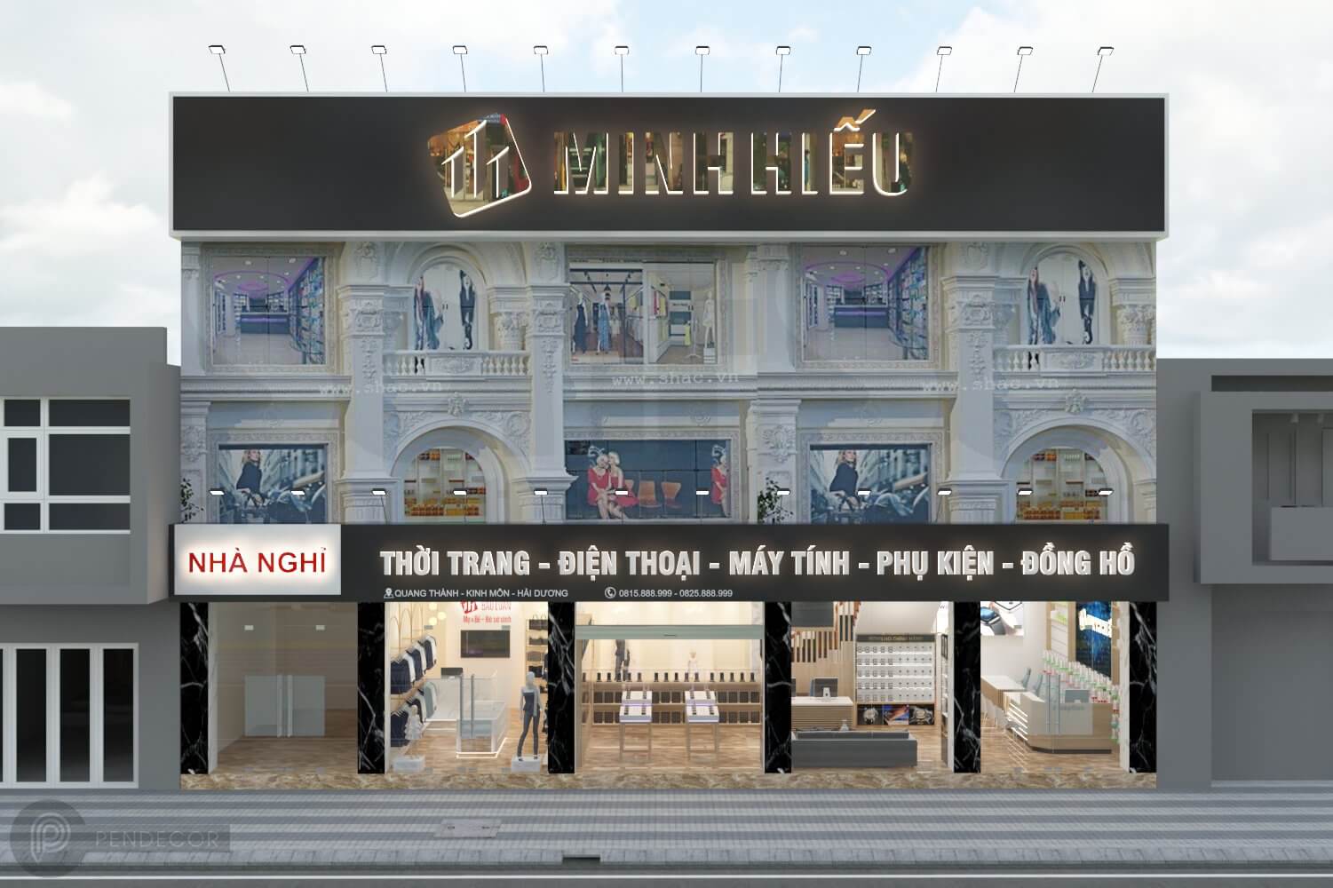 Thiết Kế Shop Điện Thoại Minh Hiếu