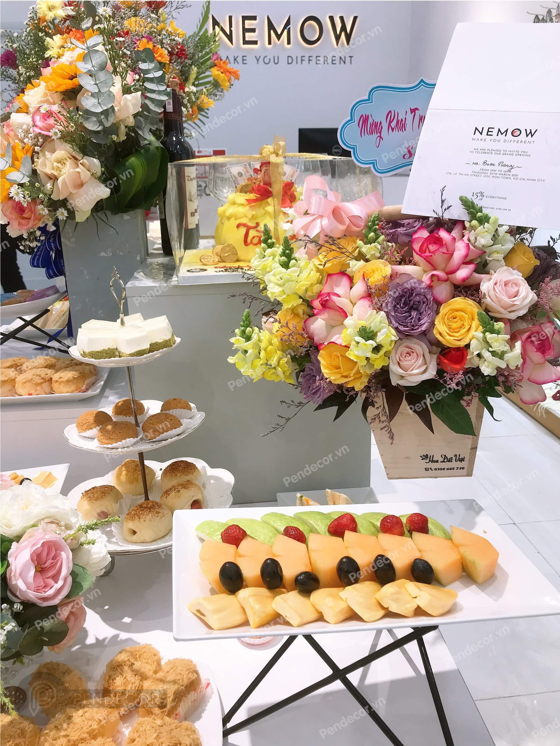 Thi Công Thực Tế Shop Túi Xách Giày Dép Nemow