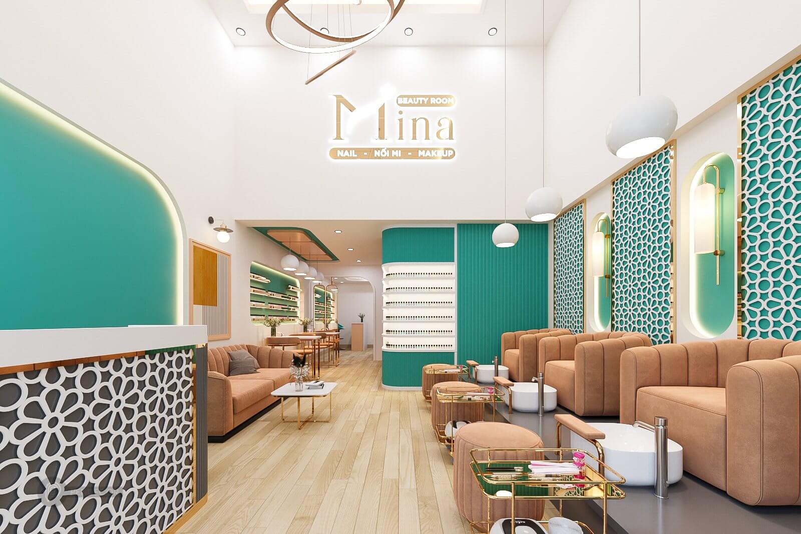 Thiết Kế Shop Nối Mi Mina