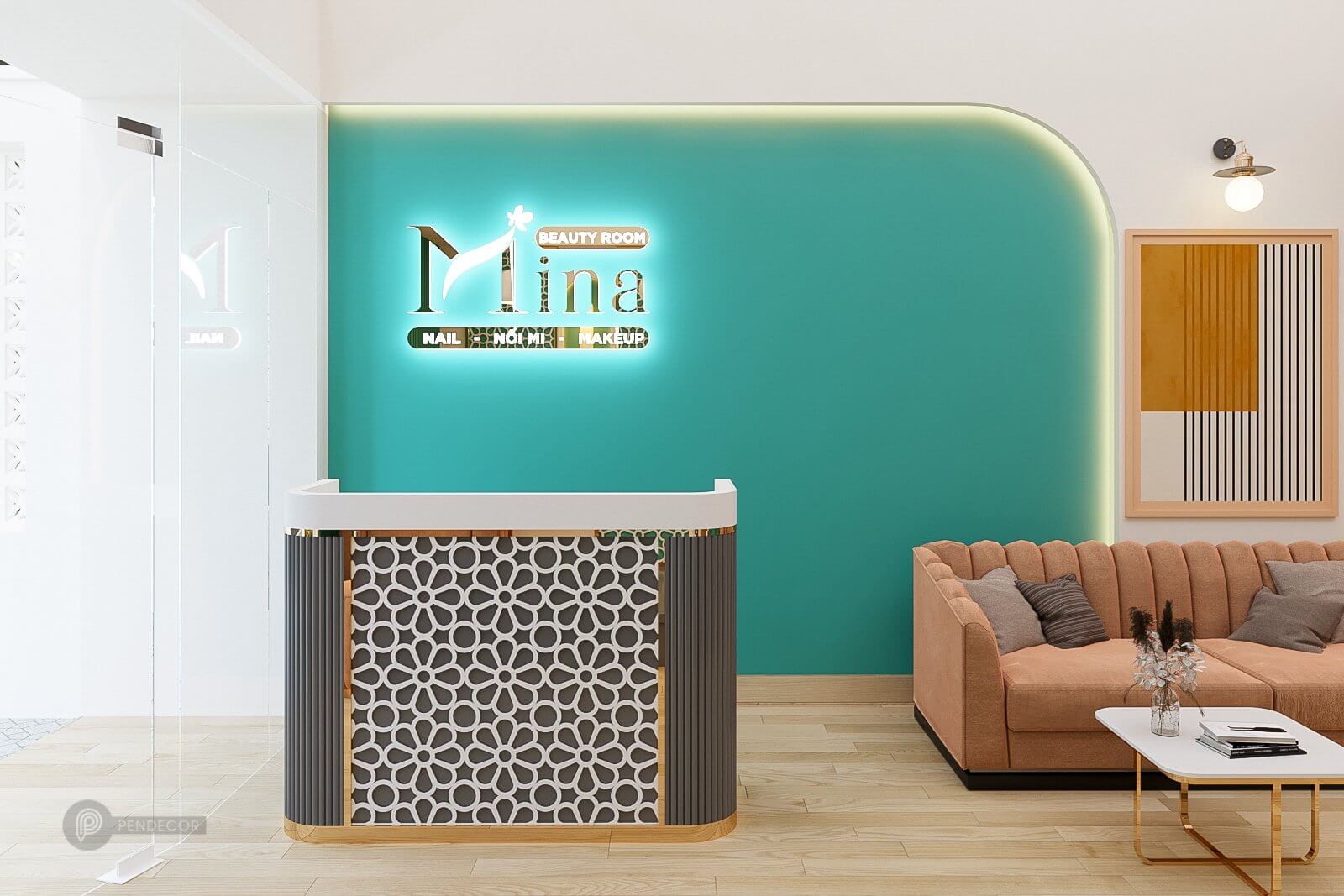 Thiết Kế Shop Nối Mi Mina