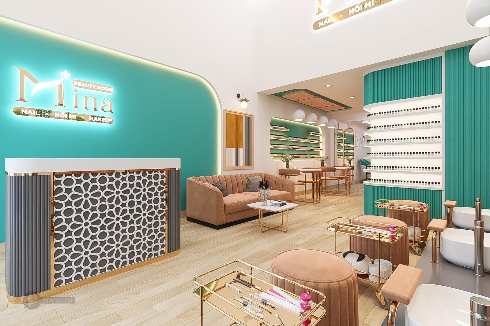 Thiết Kế Shop Nối Mi Mina