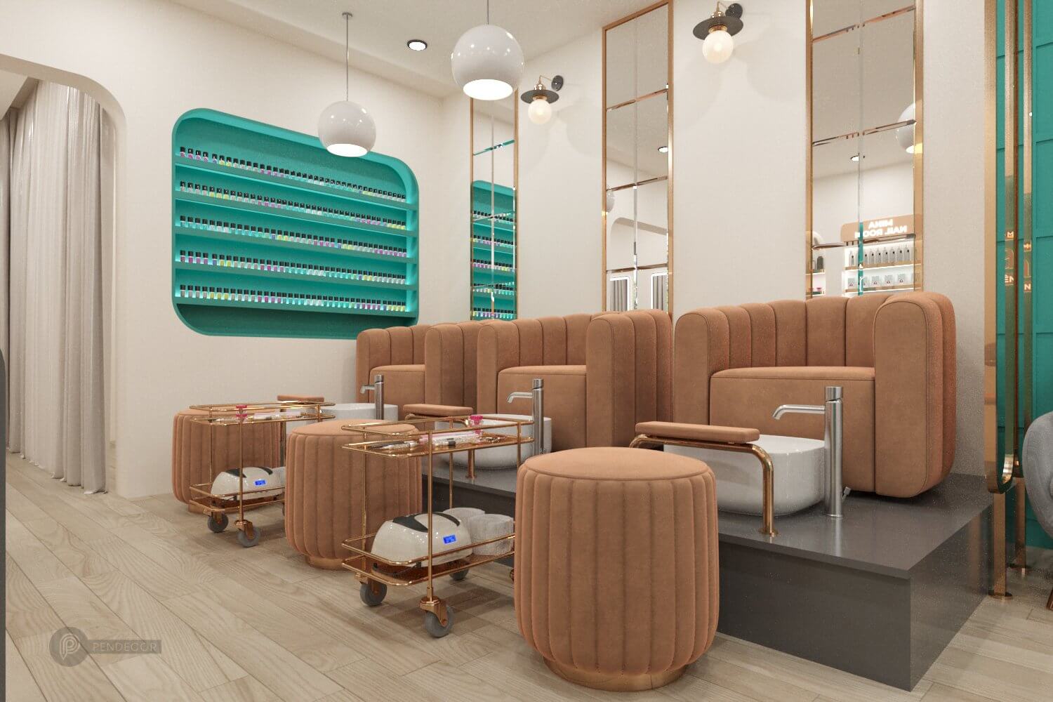 Thiết Kế Shop Nail Mina - Tây Hòa