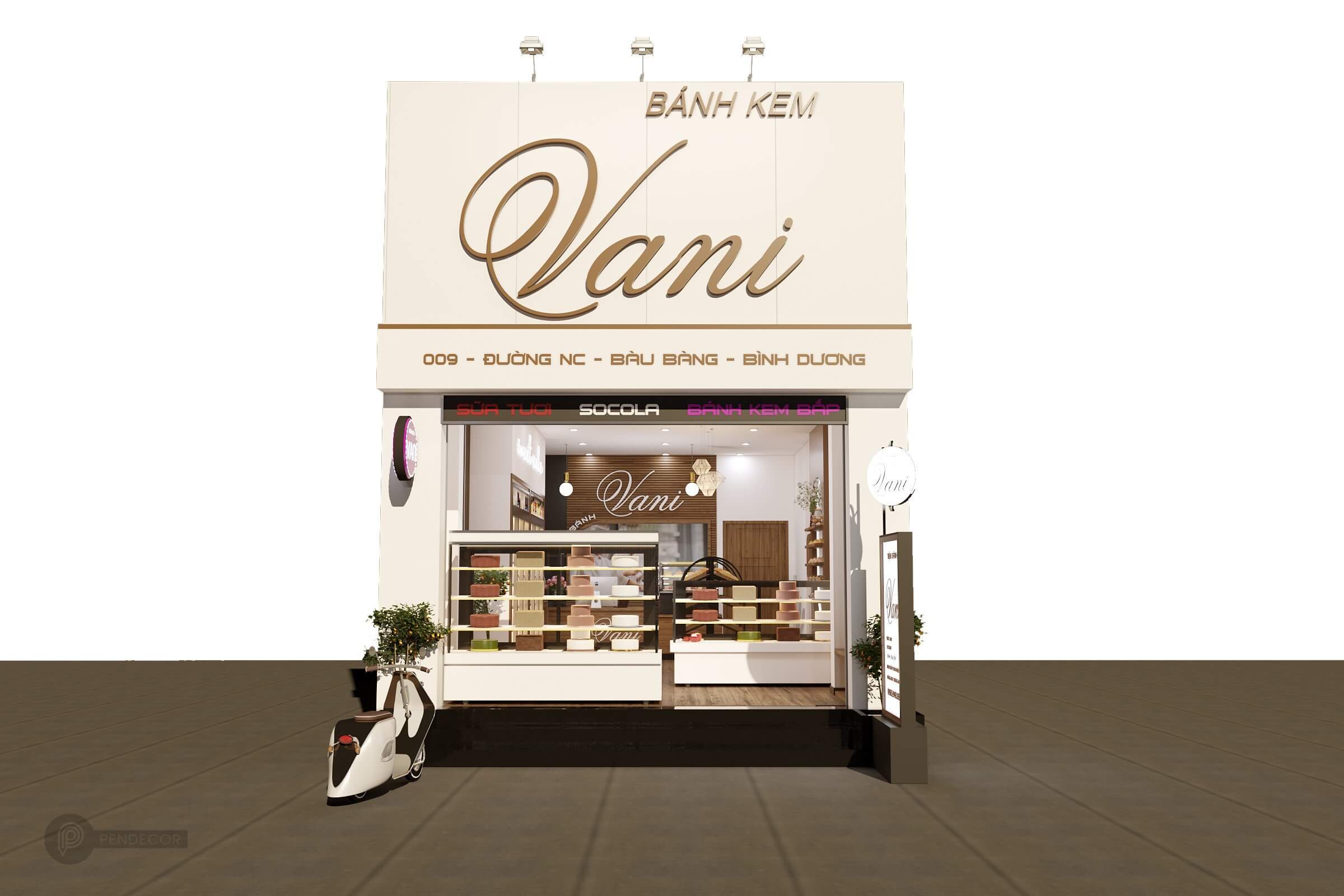 Thiết Kế Tiệm Bánh Vani