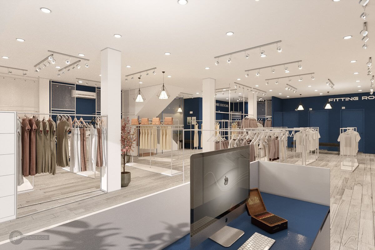 Thiết Kế Shop Thời Trang Nữ Yến Bún