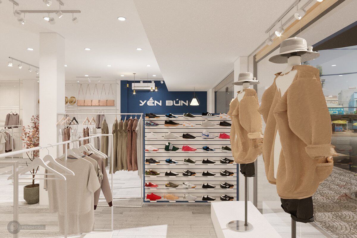 Thiết Kế Shop Thời Trang Nữ Yến Bún