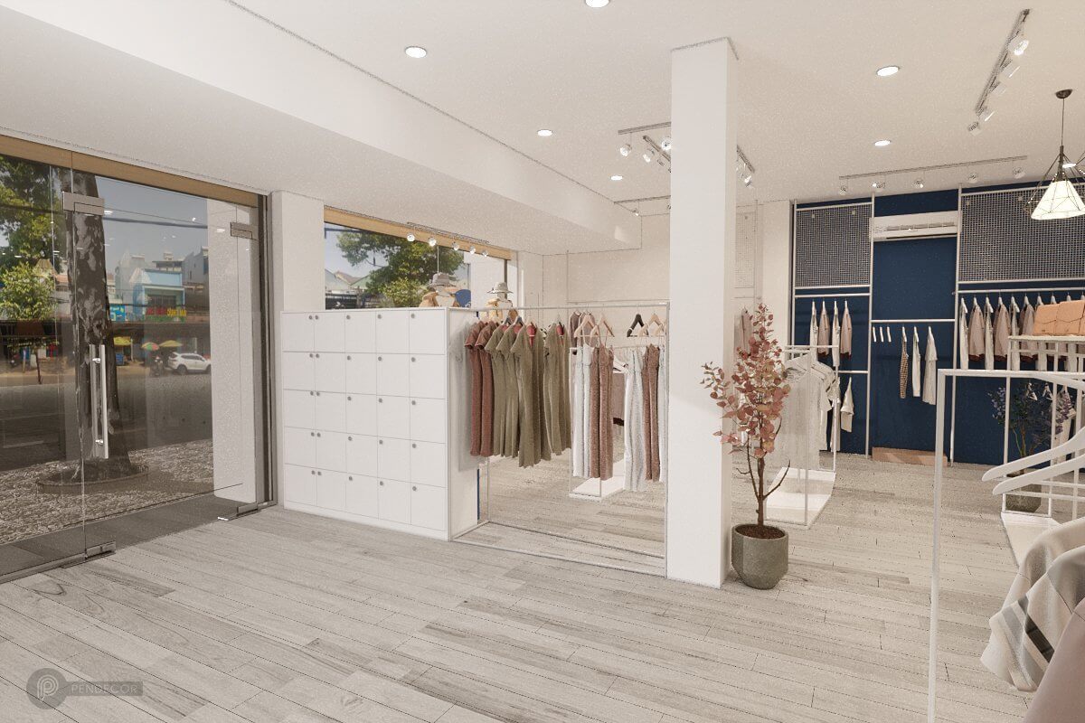 Thiết Kế Shop Thời Trang Nữ Yến Bún