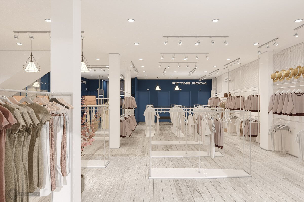 Thiết Kế Shop Thời Trang Nữ Yến Bún