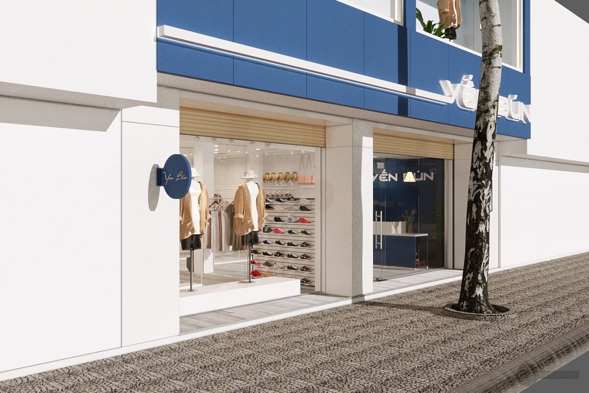 Thiết Kế Shop Thời Trang Nữ Yến Bún