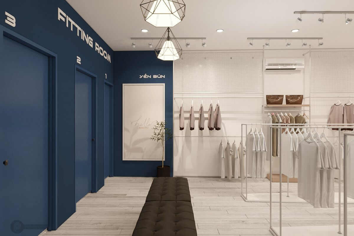 Thiết Kế Shop Thời Trang Nữ Yến Bún