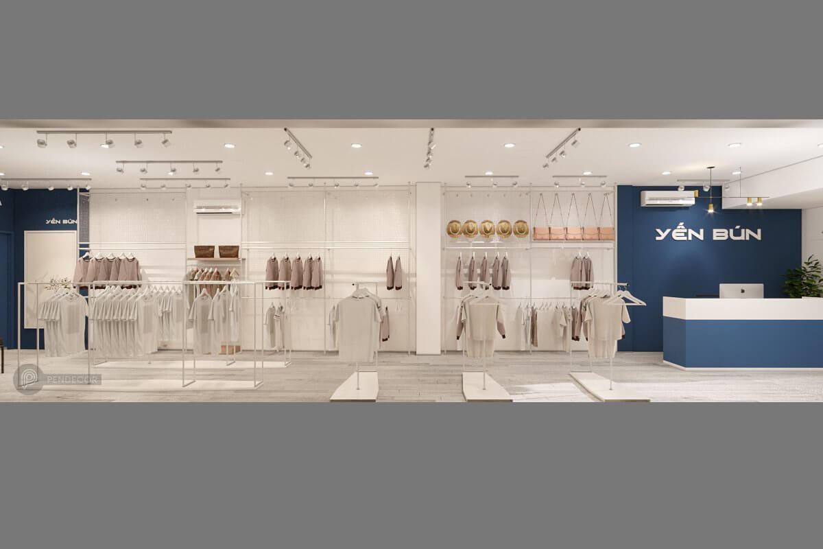 Thiết Kế Shop Thời Trang Nữ Yến Bún