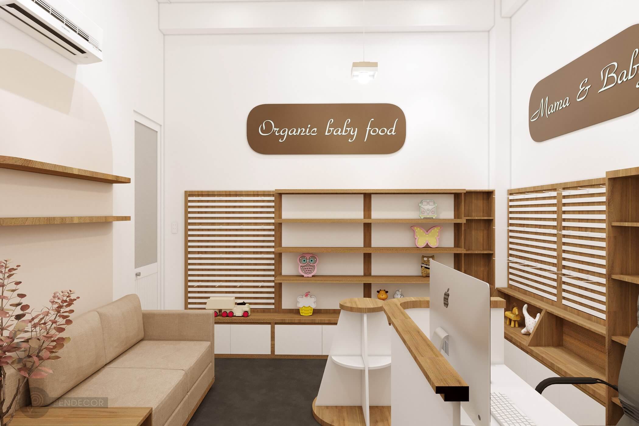 Thiết Kế Shop Mẹ Và Bé Lune Baby