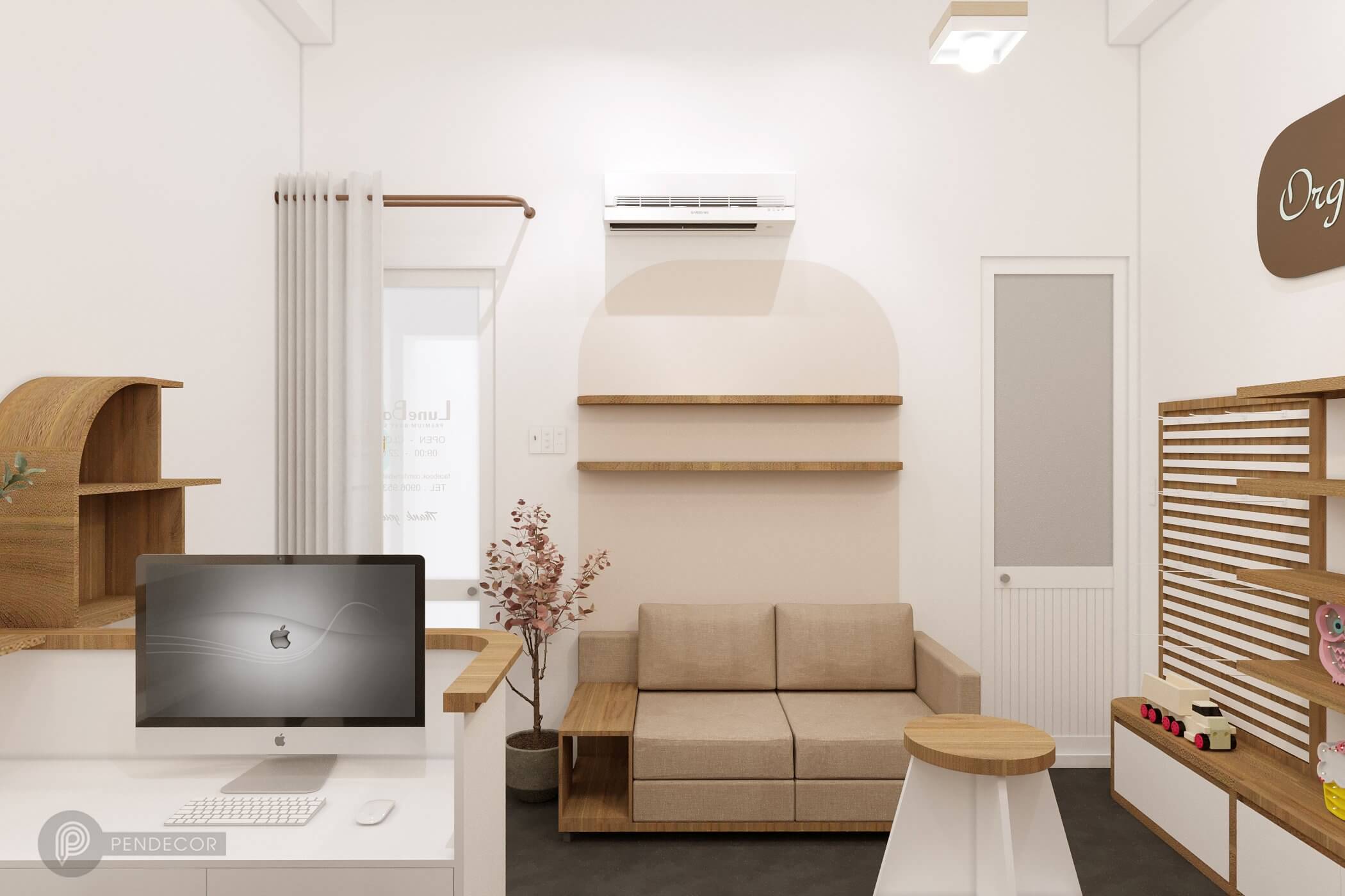 Thiết Kế Shop Mẹ Và Bé Lune Baby