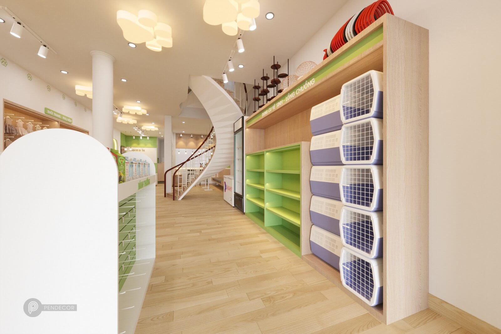 Thiết Kế Shop Cỏ Pet House Luxury