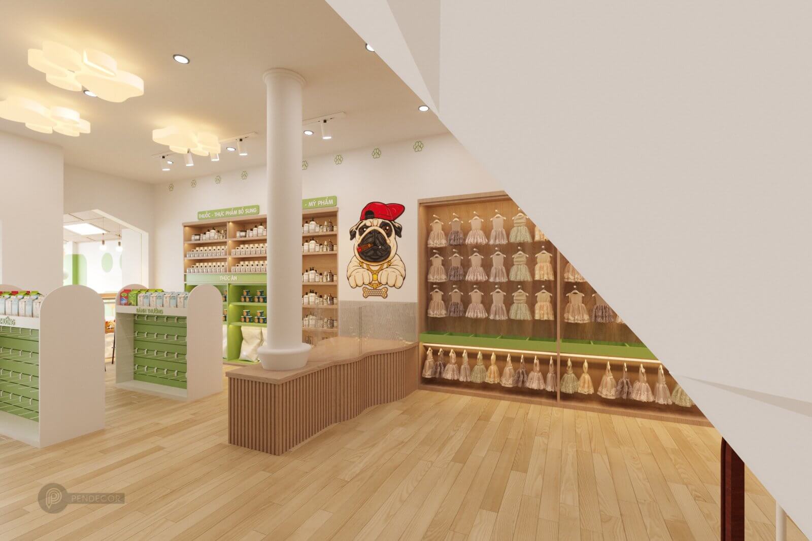 Thiết Kế Shop Cỏ Pet House Luxury