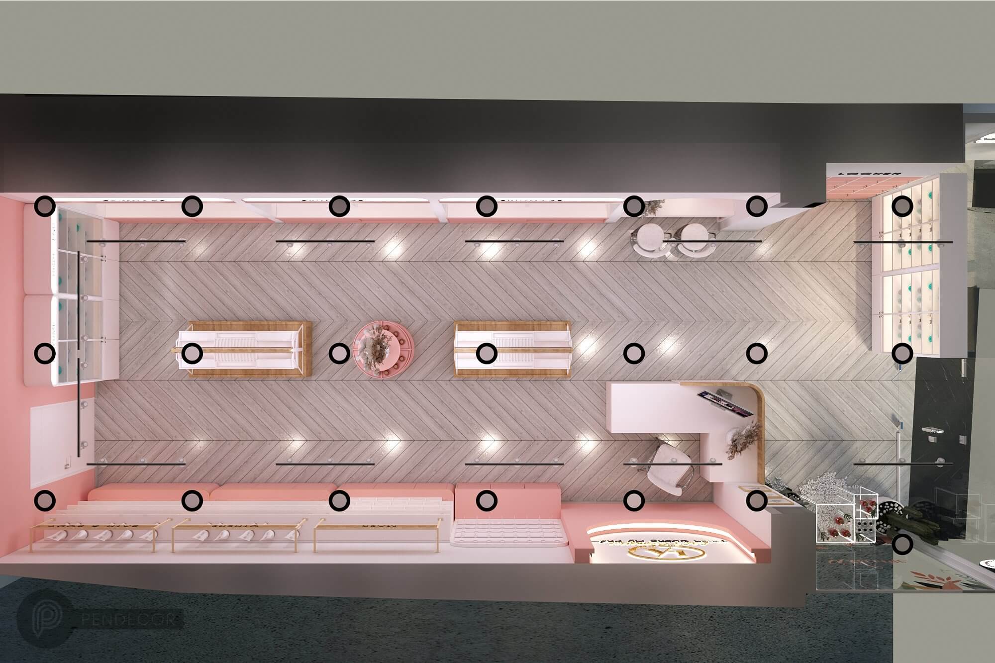 Thiết Kế Shop Mỹ Phẩm Lala Cosmetics