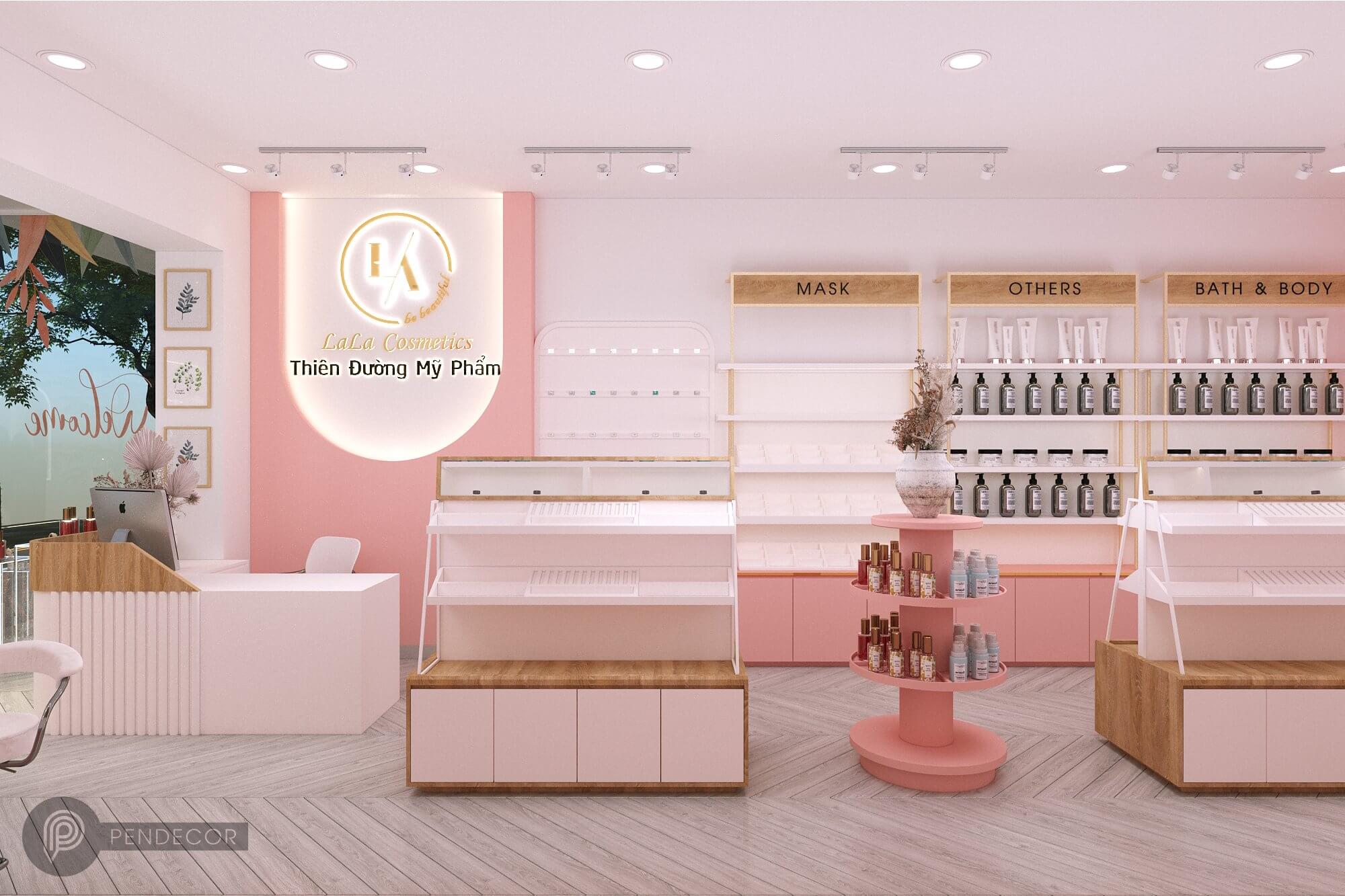 Thiết Kế Shop Mỹ Phẩm Lala Cosmetics