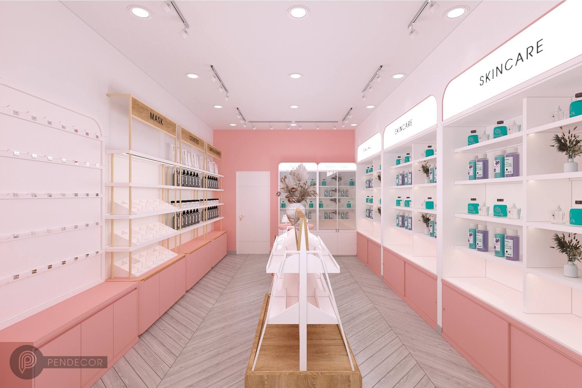 Thiết Kế Shop Mỹ Phẩm Lala Cosmetics