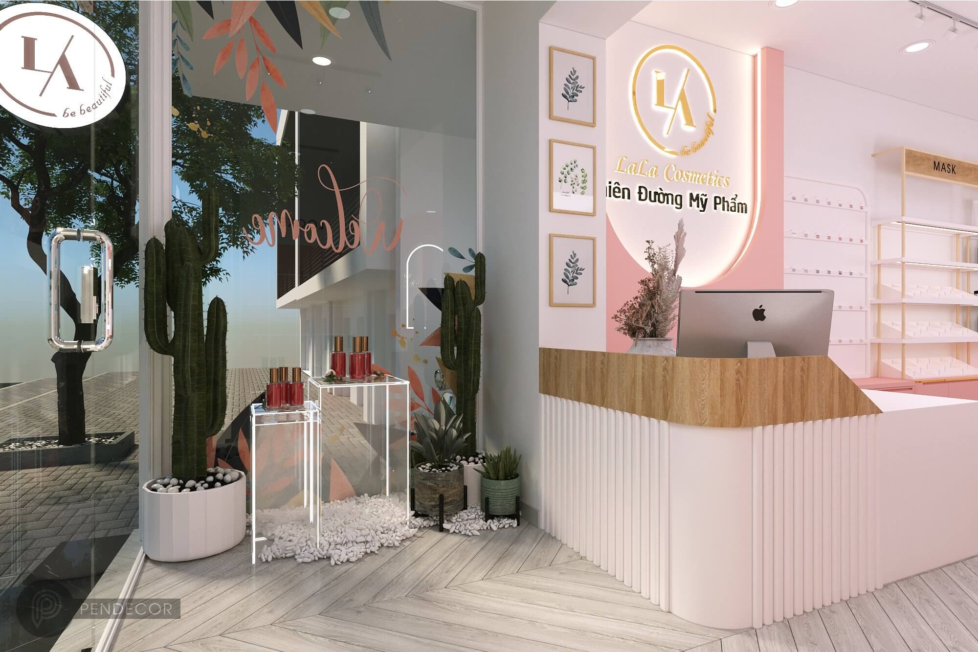 Thiết Kế Shop Mỹ Phẩm Lala Cosmetics