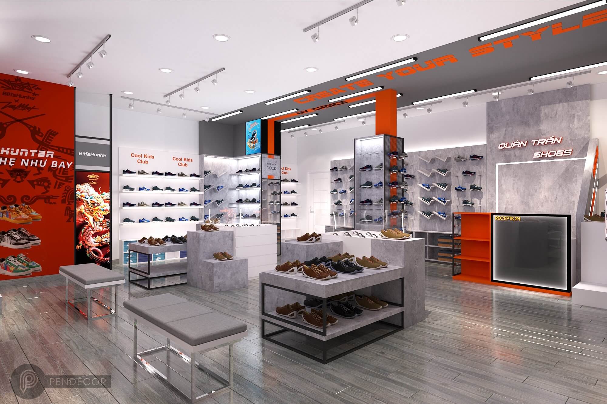 Thiết Kế Shop Giày Quân Trần Shoes