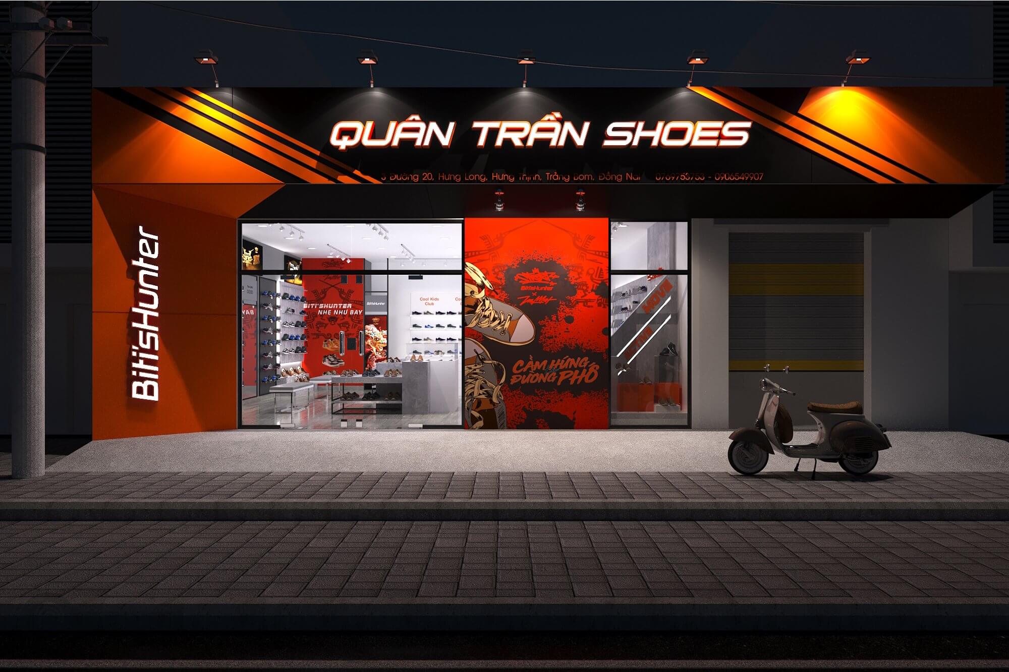 Thiết Kế Shop Giày Quân Trần Shoes
