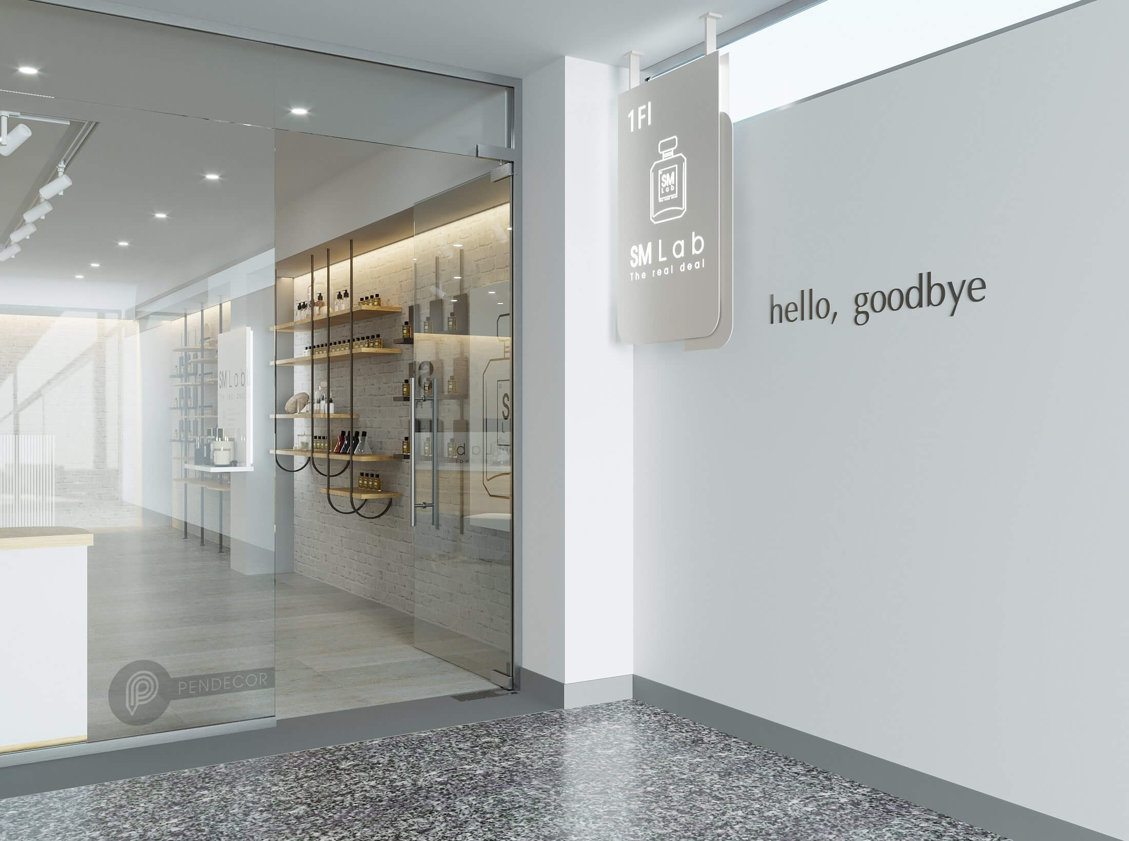 Thiết Kế Shop Nước Hoa Mỹ Phẩm SM Lab