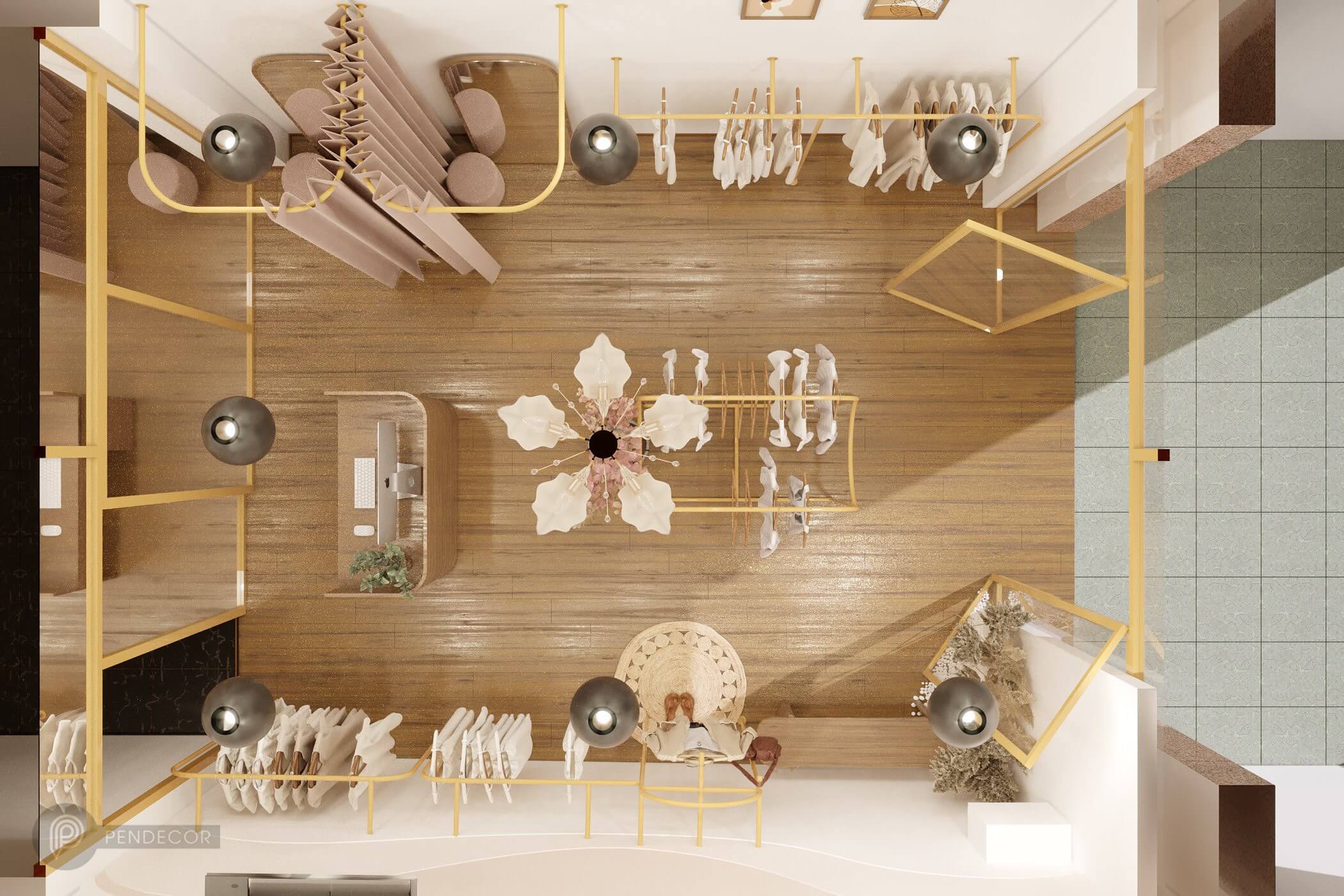 Thiết Kế Shop Thời Trang Trẻ Em YAT Boutique