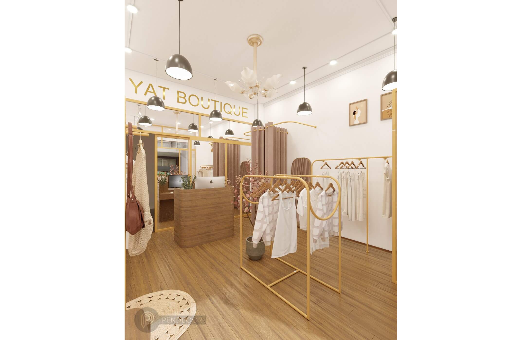 Thiết Kế Shop Thời Trang Trẻ Em YAT Boutique