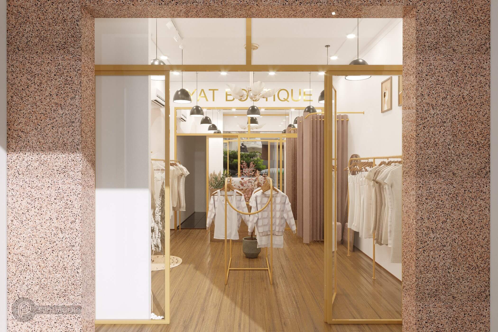 Thiết Kế Shop Thời Trang Trẻ Em YAT Boutique