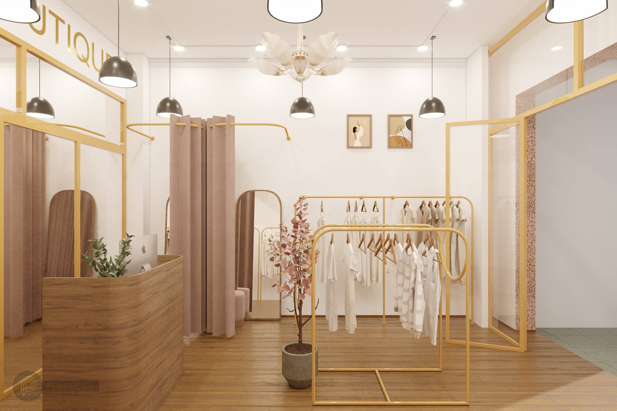 Thiết Kế Shop Thời Trang Trẻ Em YAT Boutique