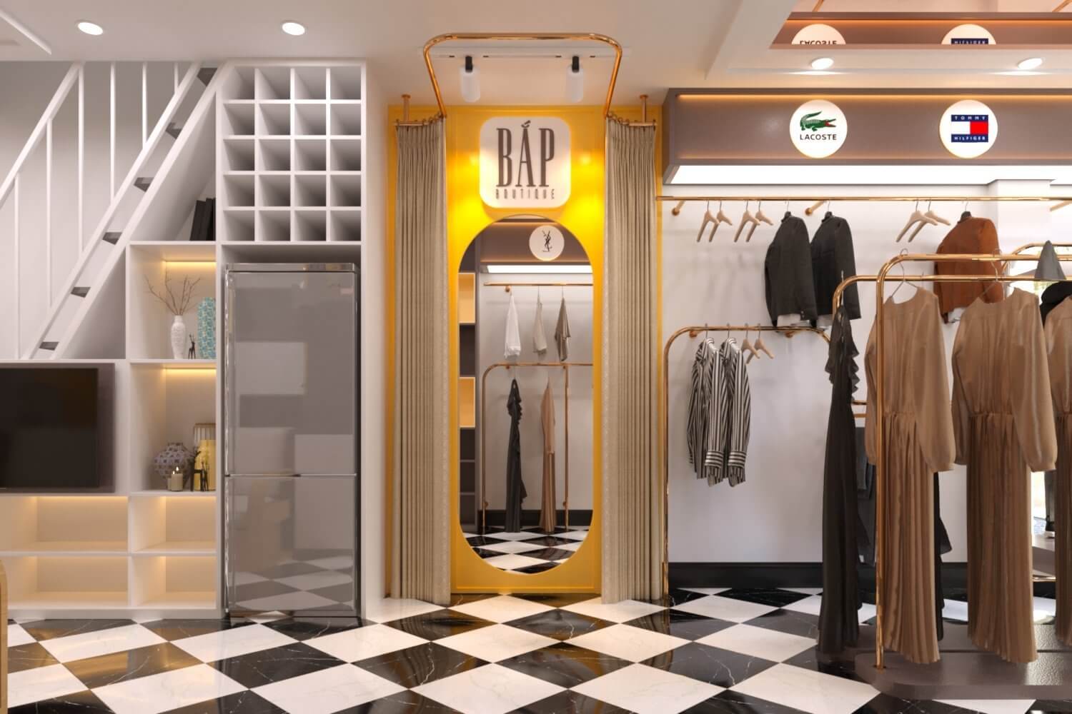 Thiết Kế Shop Thời Trang Bắp Boutique